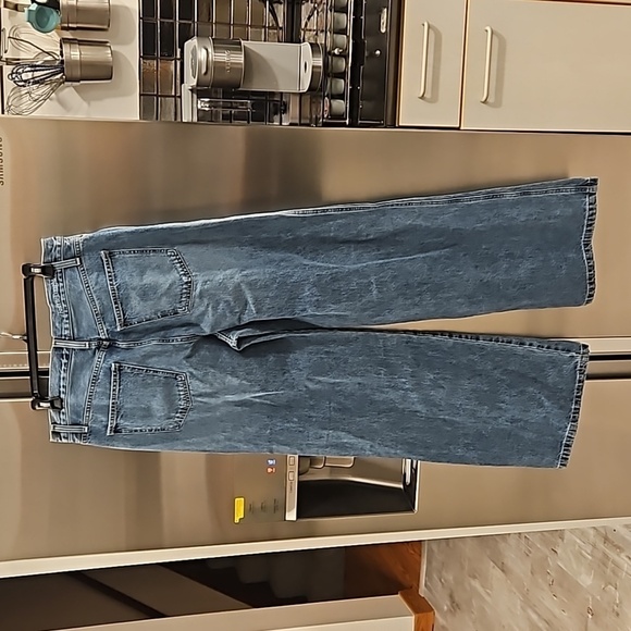 💕FAVORITE DAUGHTER💕 The Masha High Rise Wide Leg Jeans Long Beach Blue 31 NWOT - Picture 12 of 16